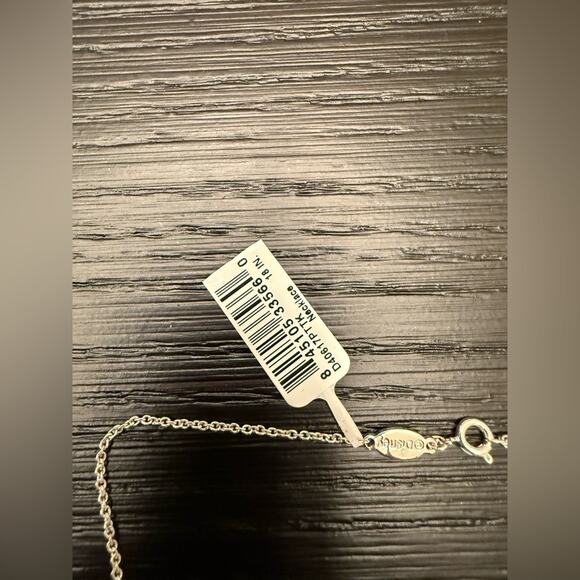 NWT Disney's Mickey Mouse Two-Tone Crystal Head Necklace Silver Rose Gold - Picture 3 of 5